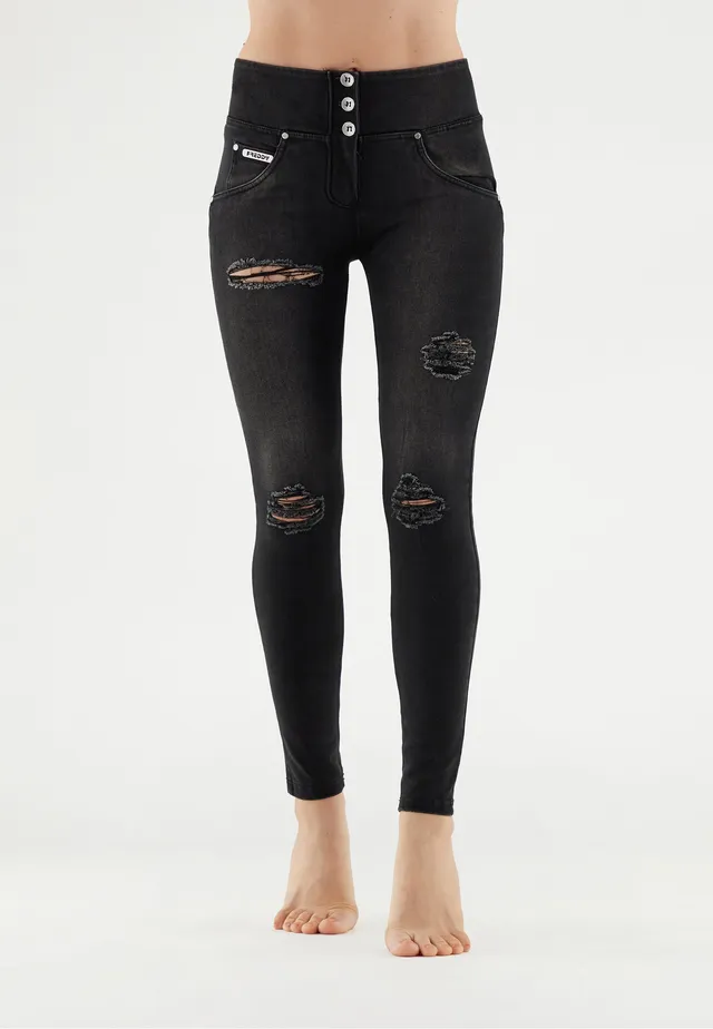 freddy-jeans-push-up-wr-up-taille-moyenne-denim-cologique-trous image 1
