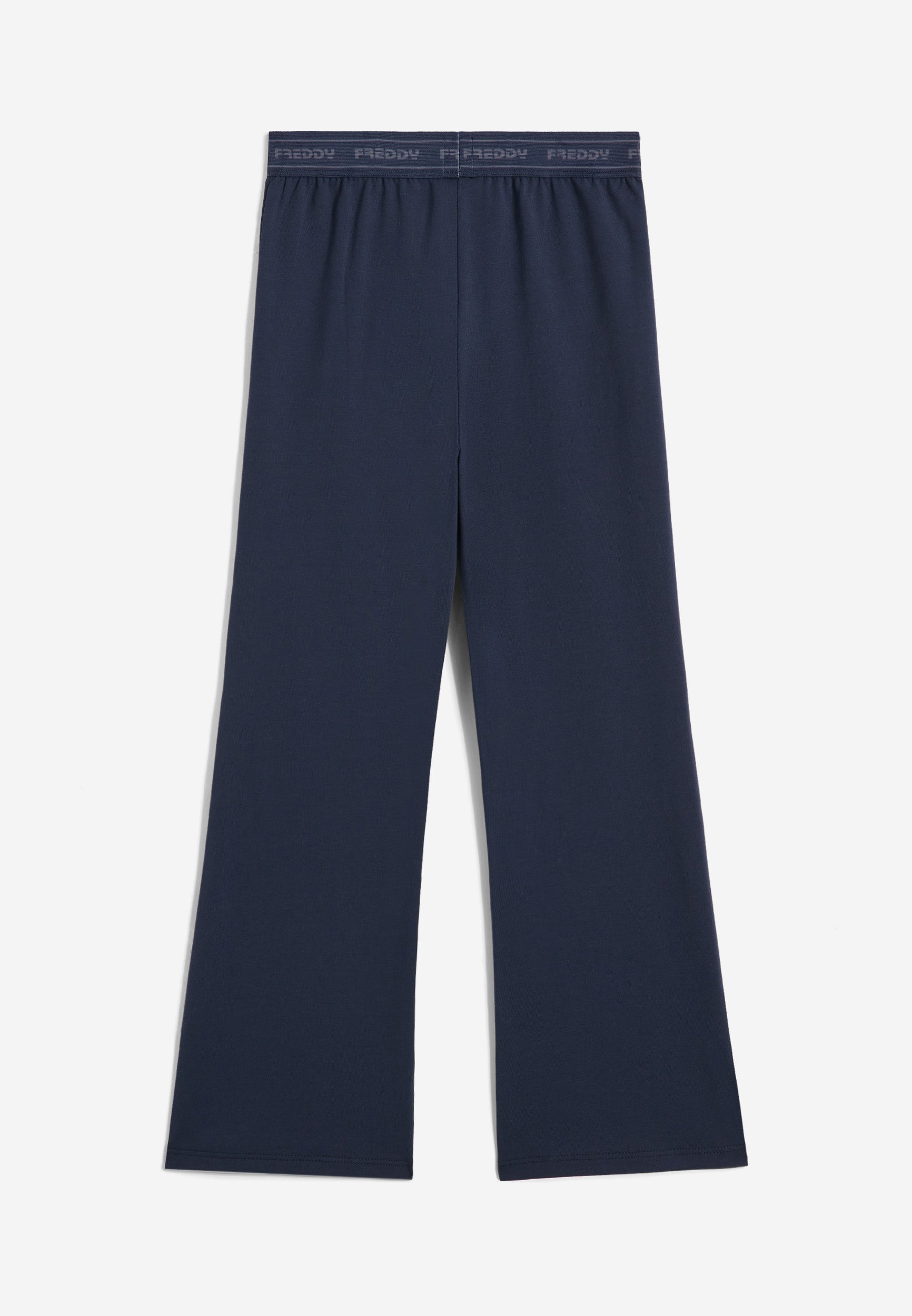 freddy-pantalon-flare-fille-molleton-stretch-taille-logot-e image 8