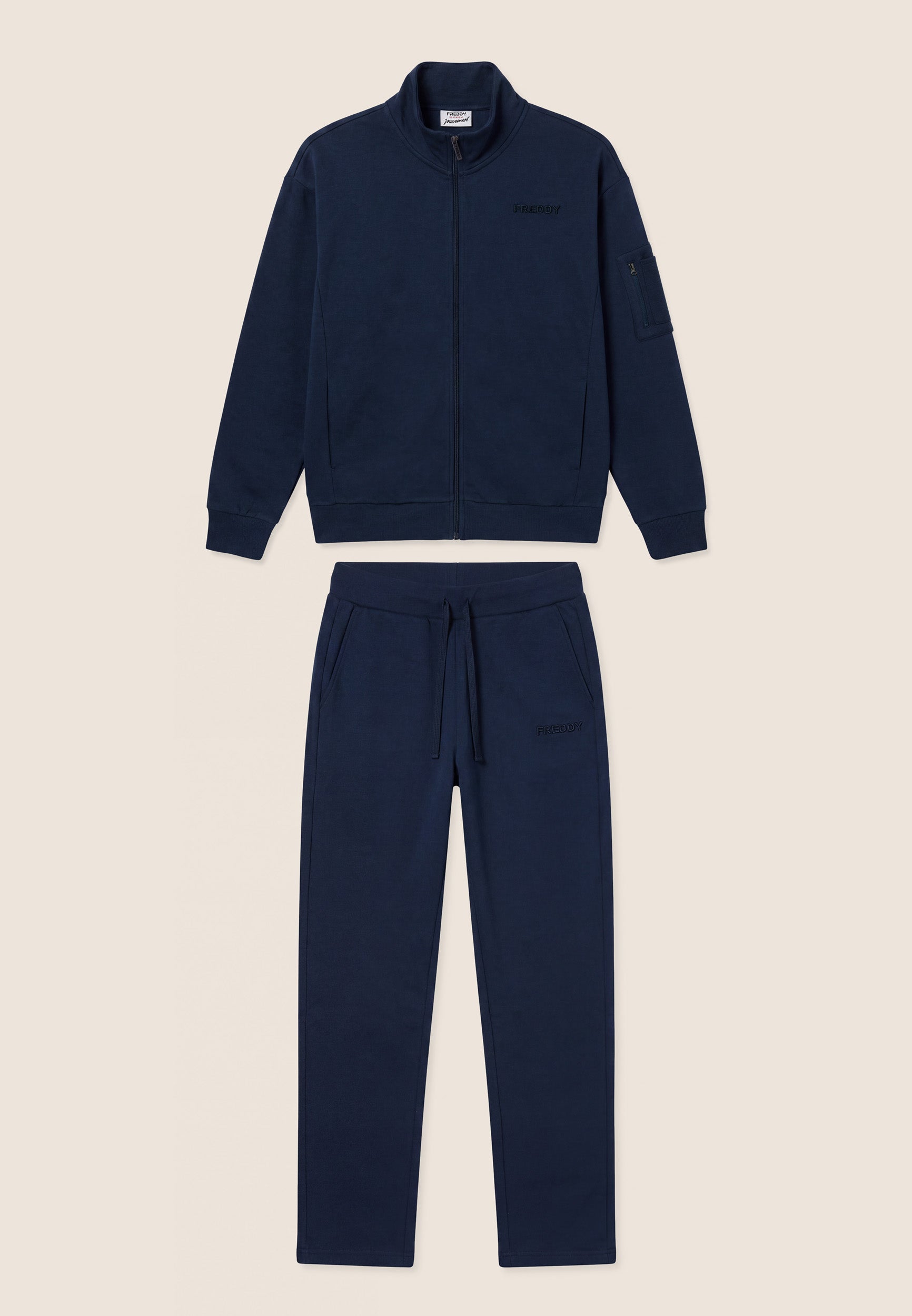 freddy-surv-tement-homme-zipp-col-haut-molleton-gratt image 1
