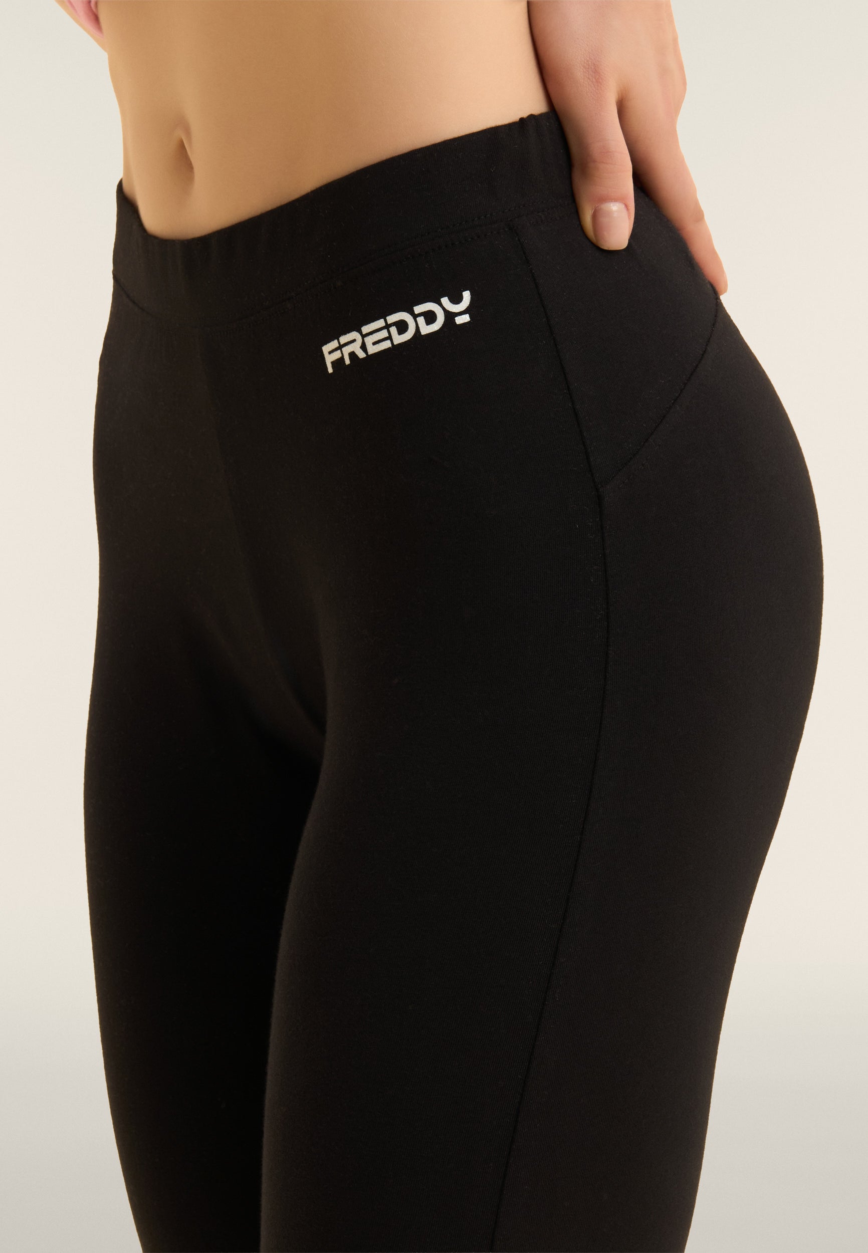 freddy-legging-7-8-coton-logo-glitter-taille-regular image 4