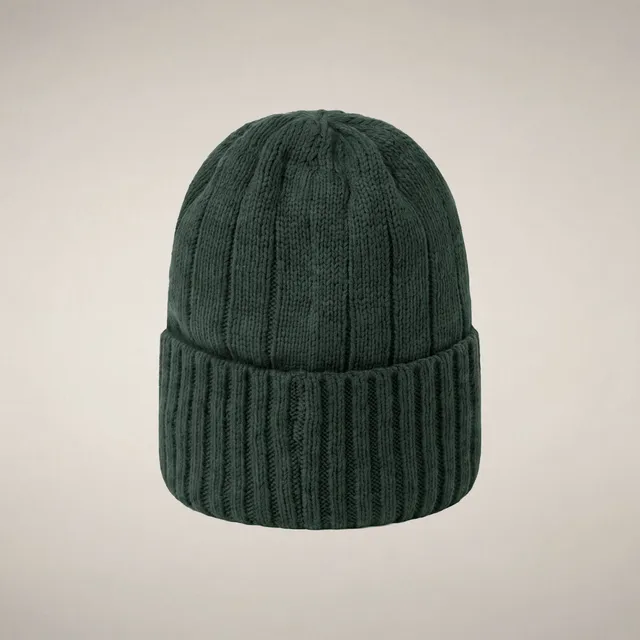 save-the-duck-jo-bonnet-unisexe-cotele-vert-nori image 1