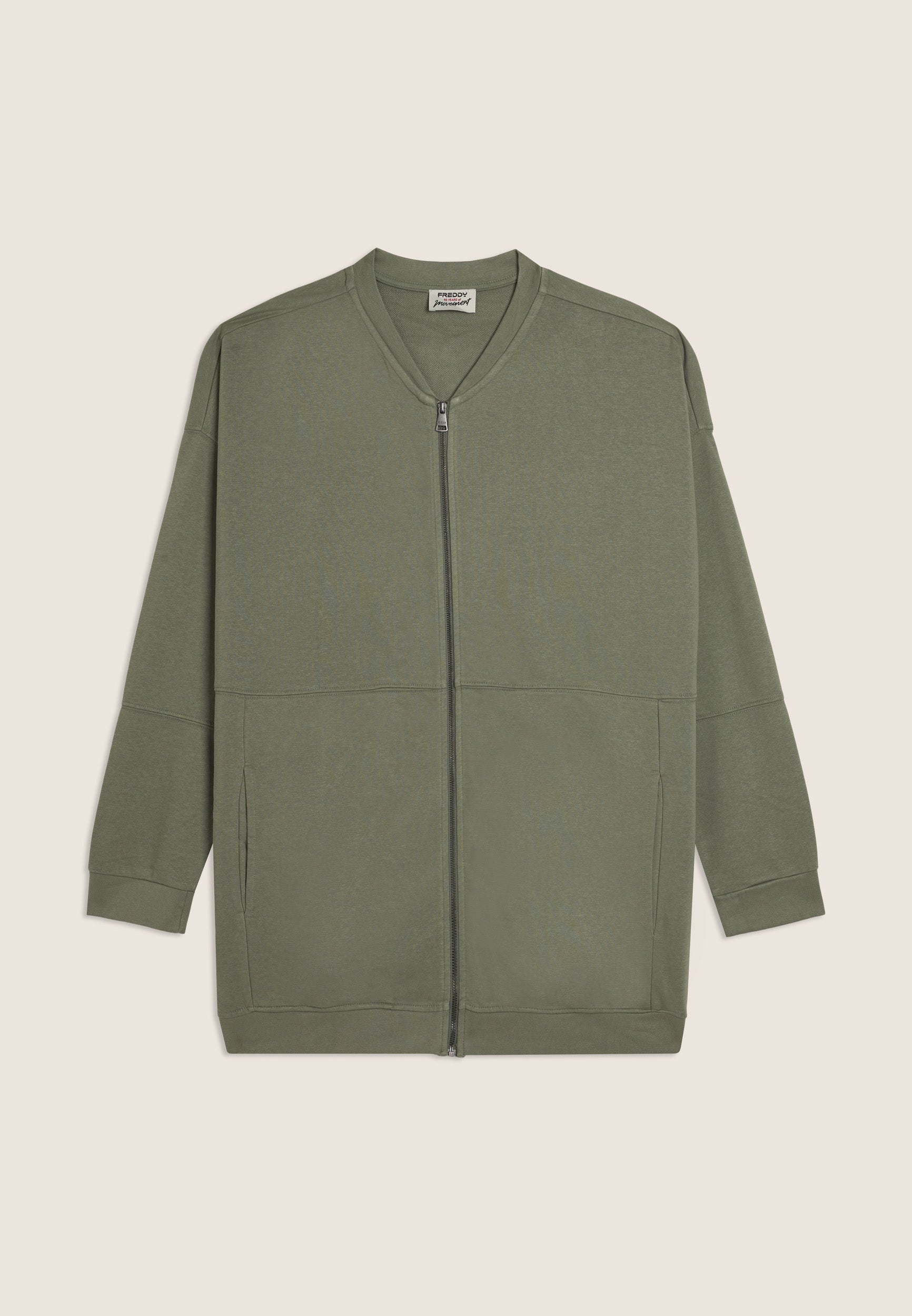 freddy-sweat-zip-oversize-feel-the-flow-sweat-femme image 8