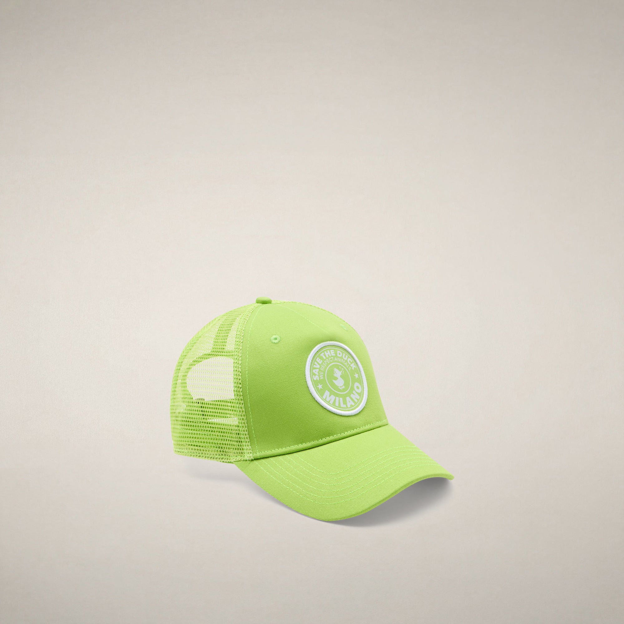 save-the-duck-noa-casquette-unisexe-vert-lime-milano image 1