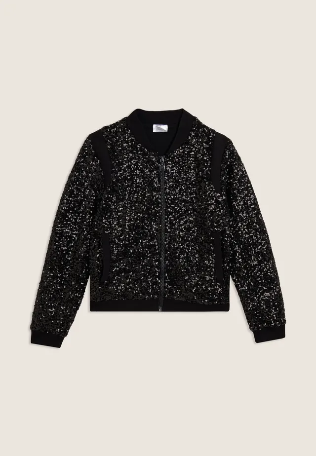 freddy-veste-bomber-junior-fille-enti-rement-paillettes image 1