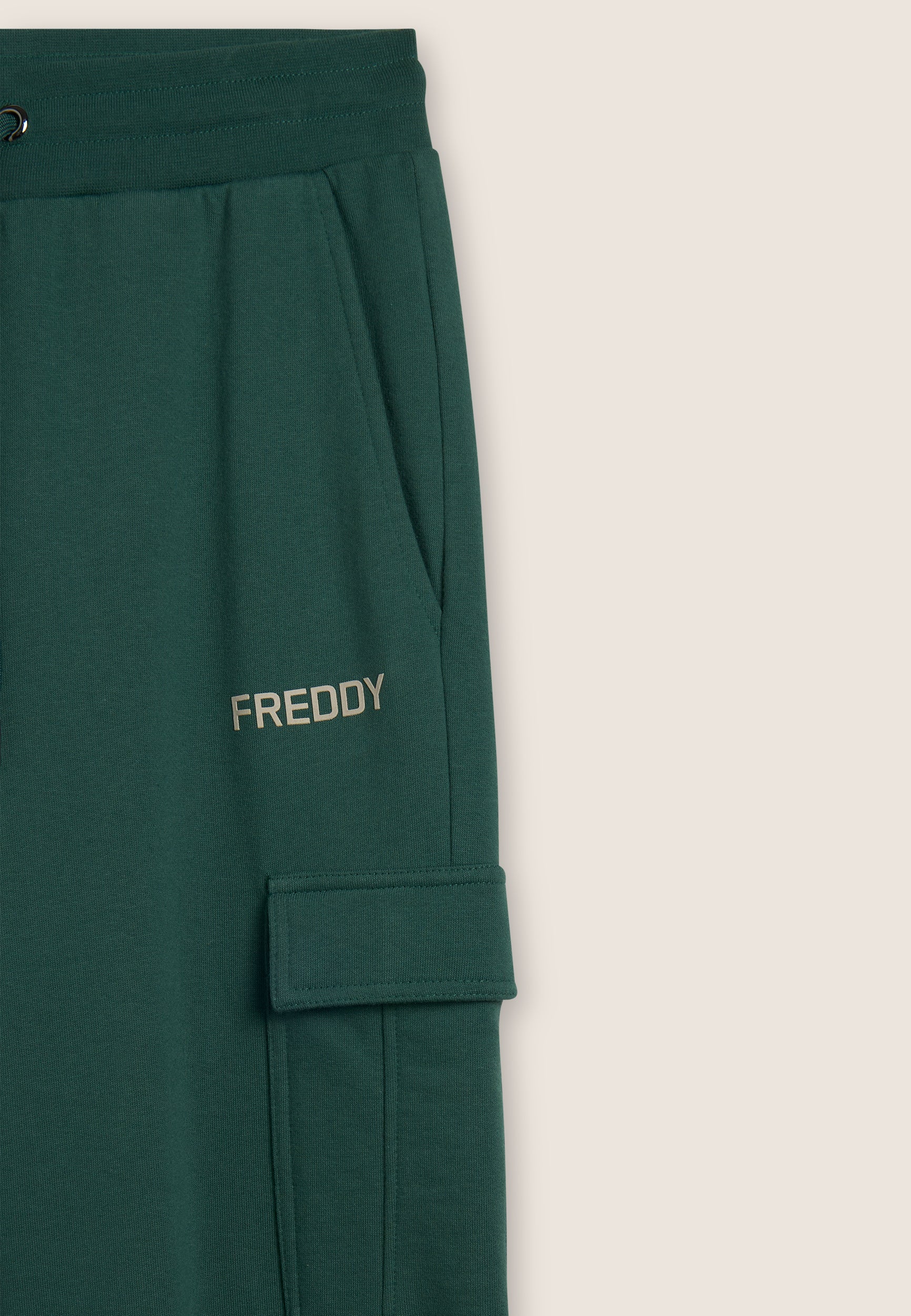 freddy-pantalon-cargo-pantalon-jogging-cargo-en-molleton-avec-poche-cuisse image 7