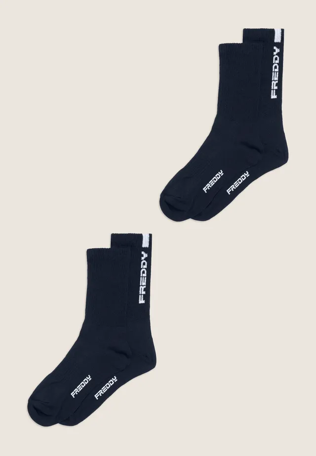 freddy-chaussettes-unisexe-mi-mollet-ponge-coton image 1