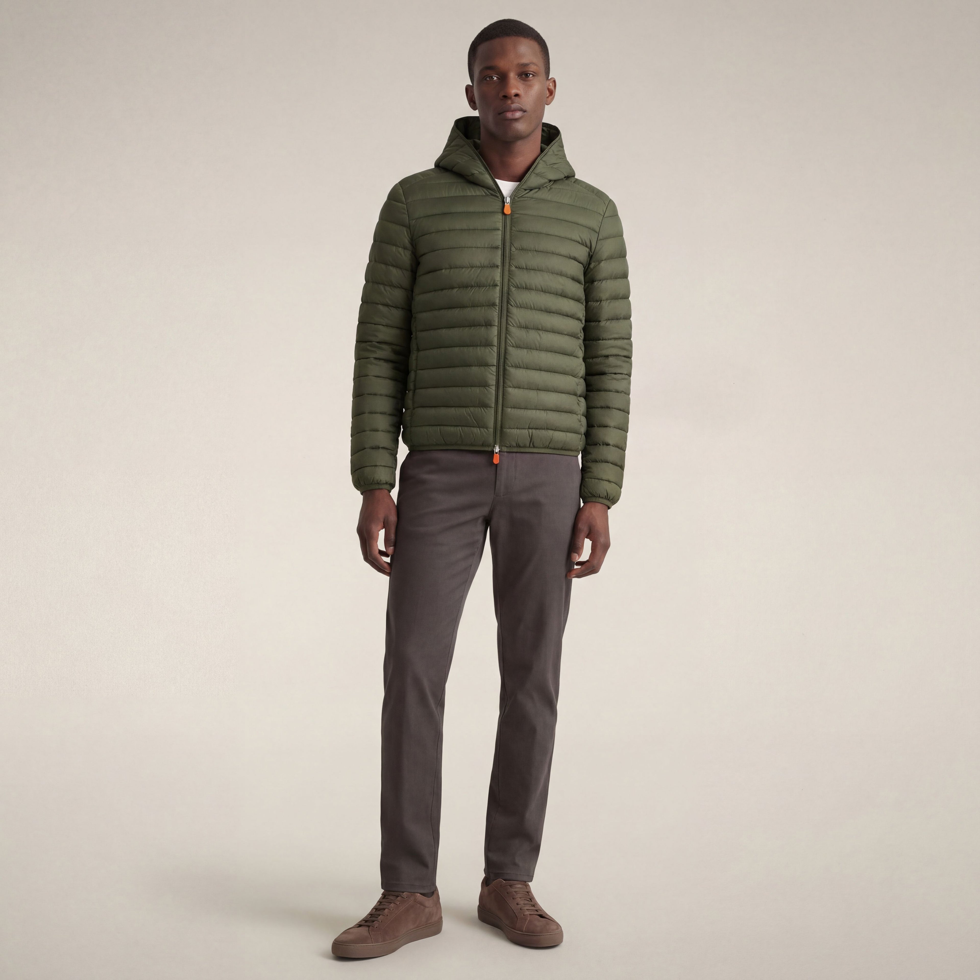 save-the-duck-donald-doudoune-capuche-homme-vert-olive image 1