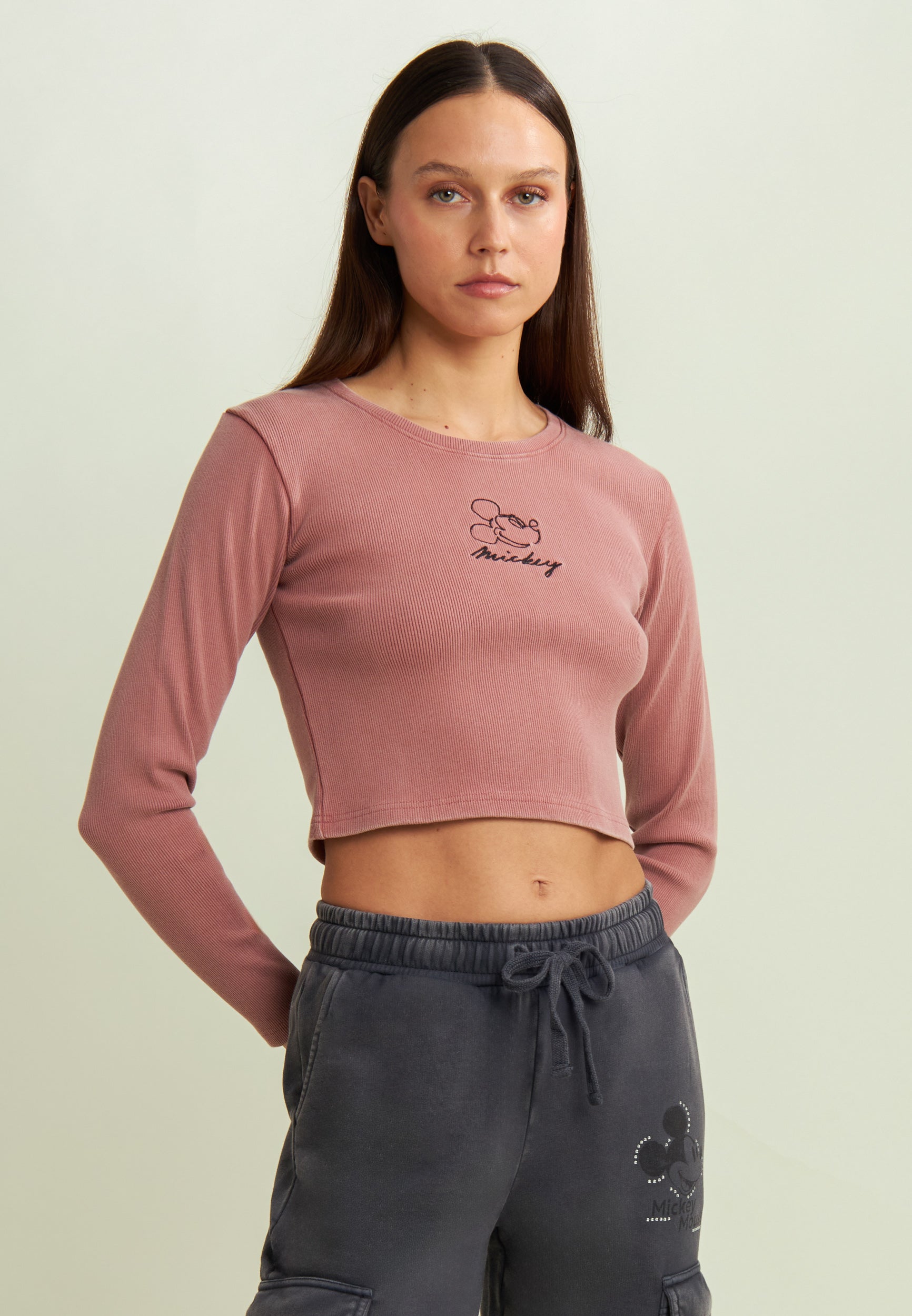 freddy-t-shirt-cropped-femme-manches-longues-disney image 1