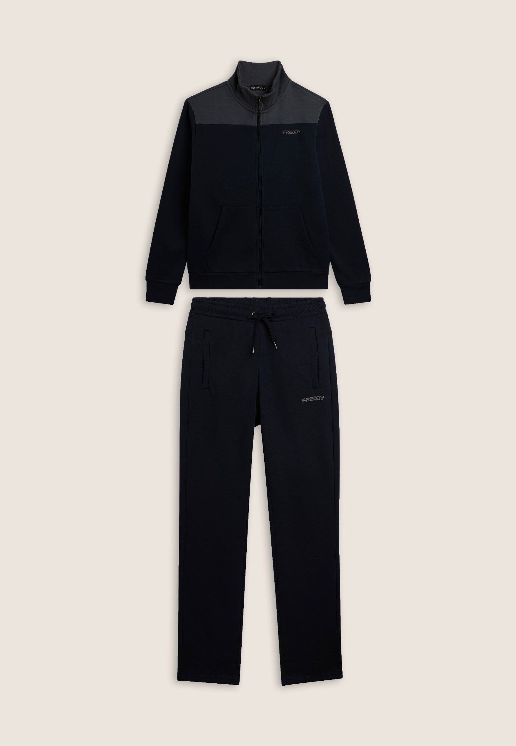freddy-surv-tement-homme-col-haut-full-zip-colour-block-regular image 1
