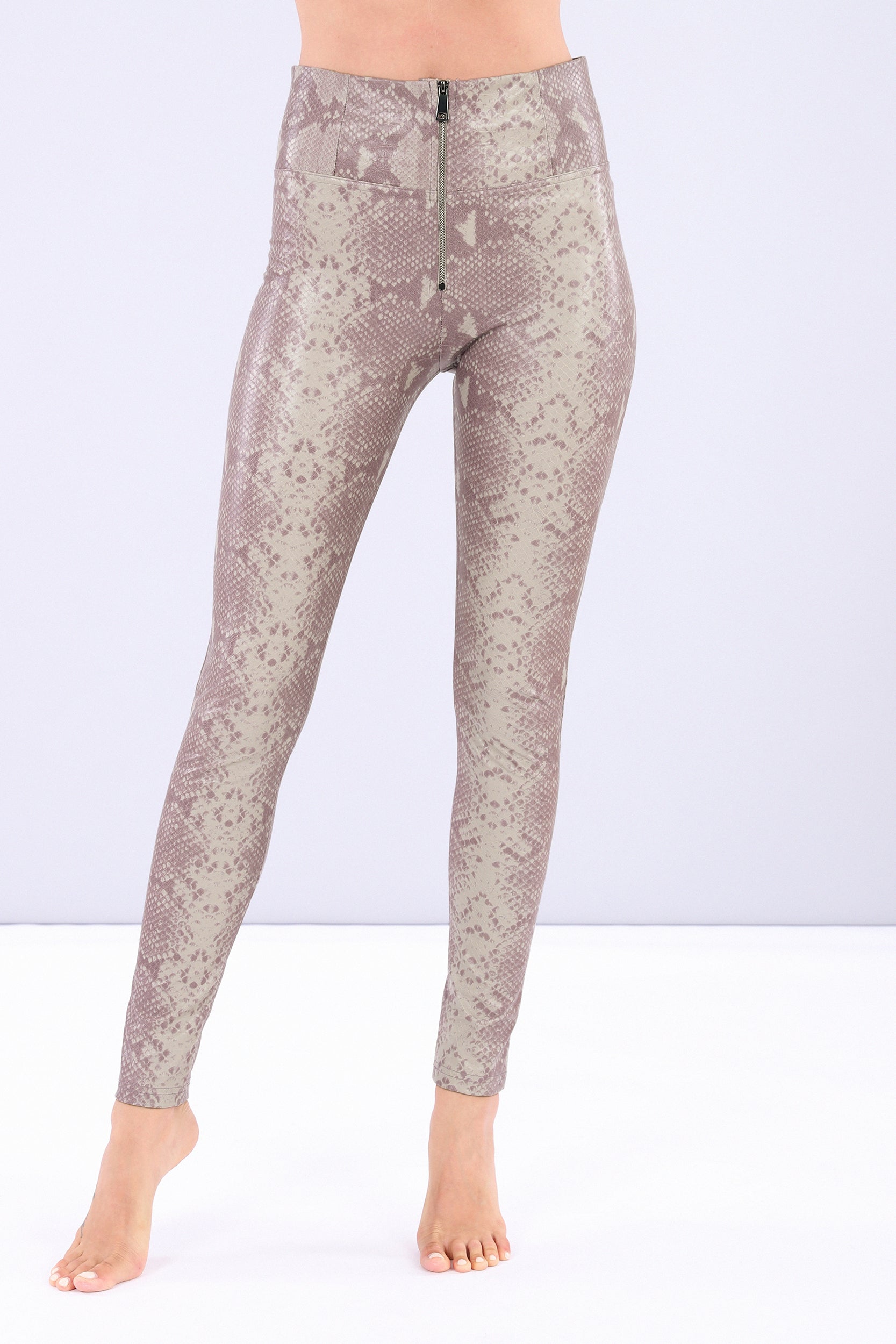 freddy-wr-up-pantalon-skinny-simili-reptile-bordeaux image 2