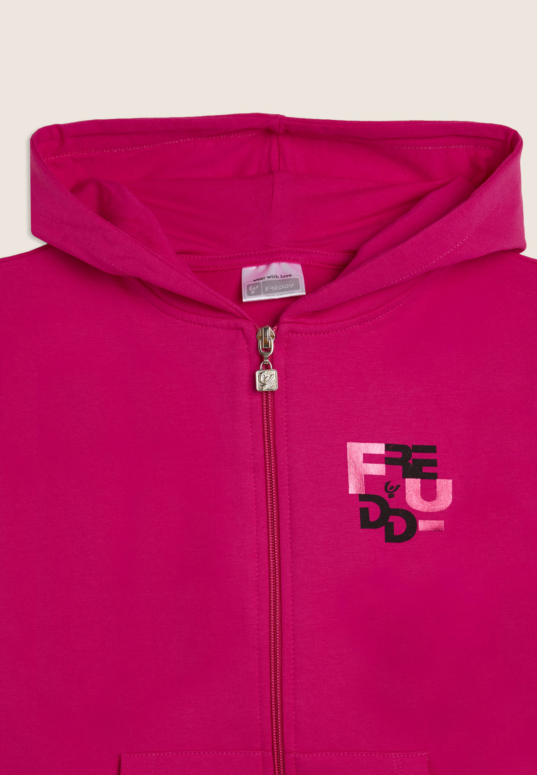 freddy-junior-sweat-oversize-full-zip-capuche-freddy image 3
