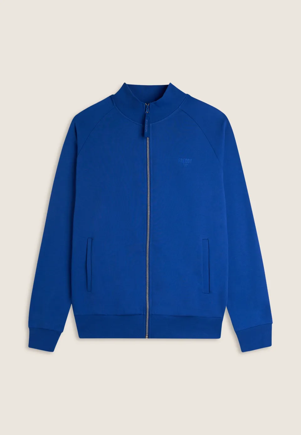 freddy-sweat-zip-comfort-fit-col-haut-100-coton image 1