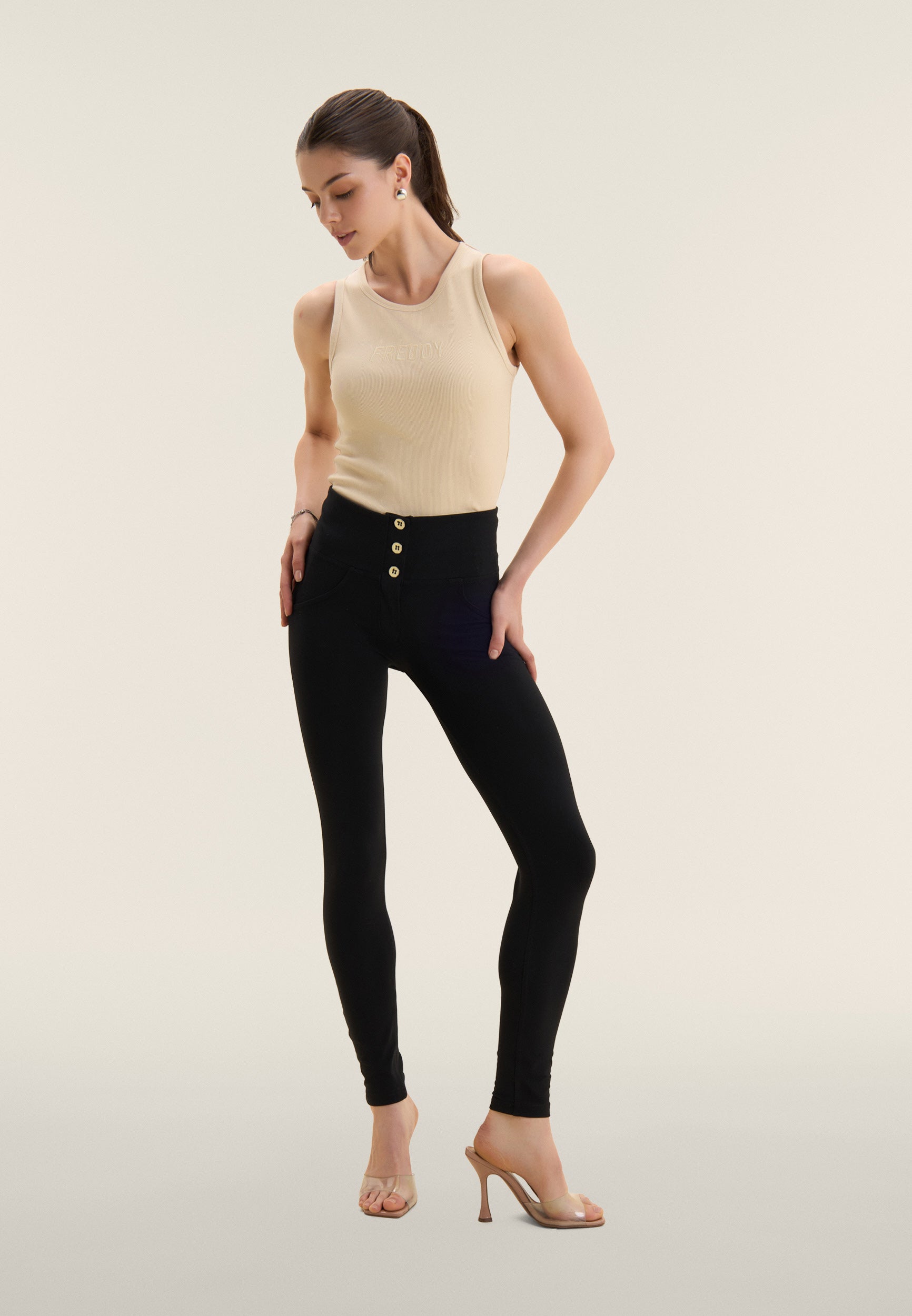 freddy-pantalon-wr-up-femme-superskinny-taille-haute-coton-bio image 2