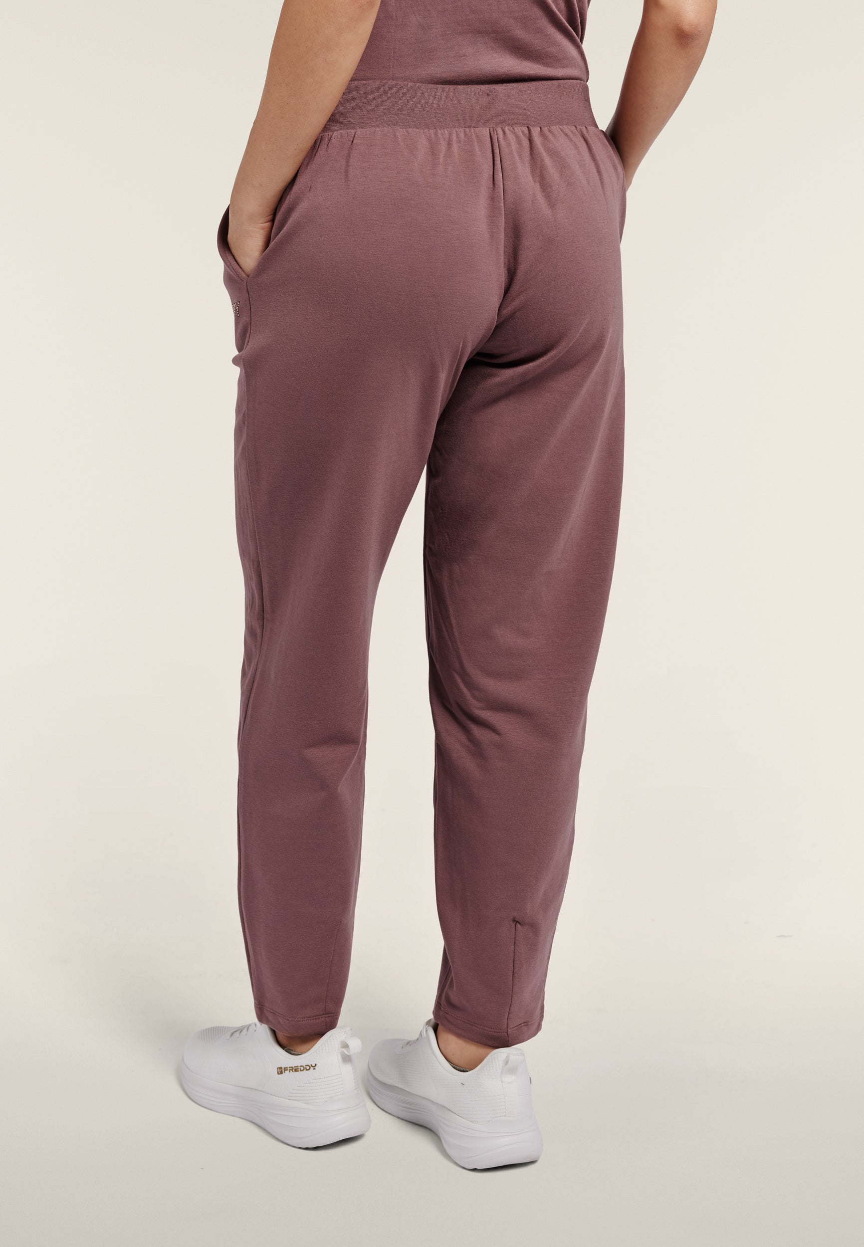 freddy-pantalon-sport-femme-comfort-carrot-fit-molleton image 3