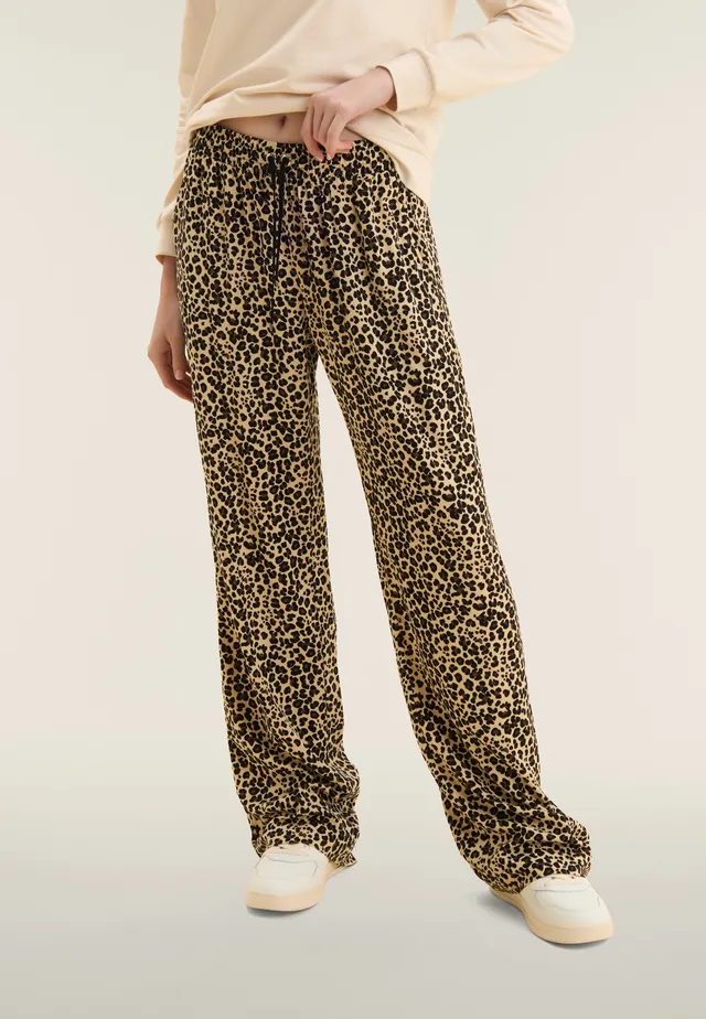 freddy-pantalon-wide-leg-fluide-imprim-animalier image 1