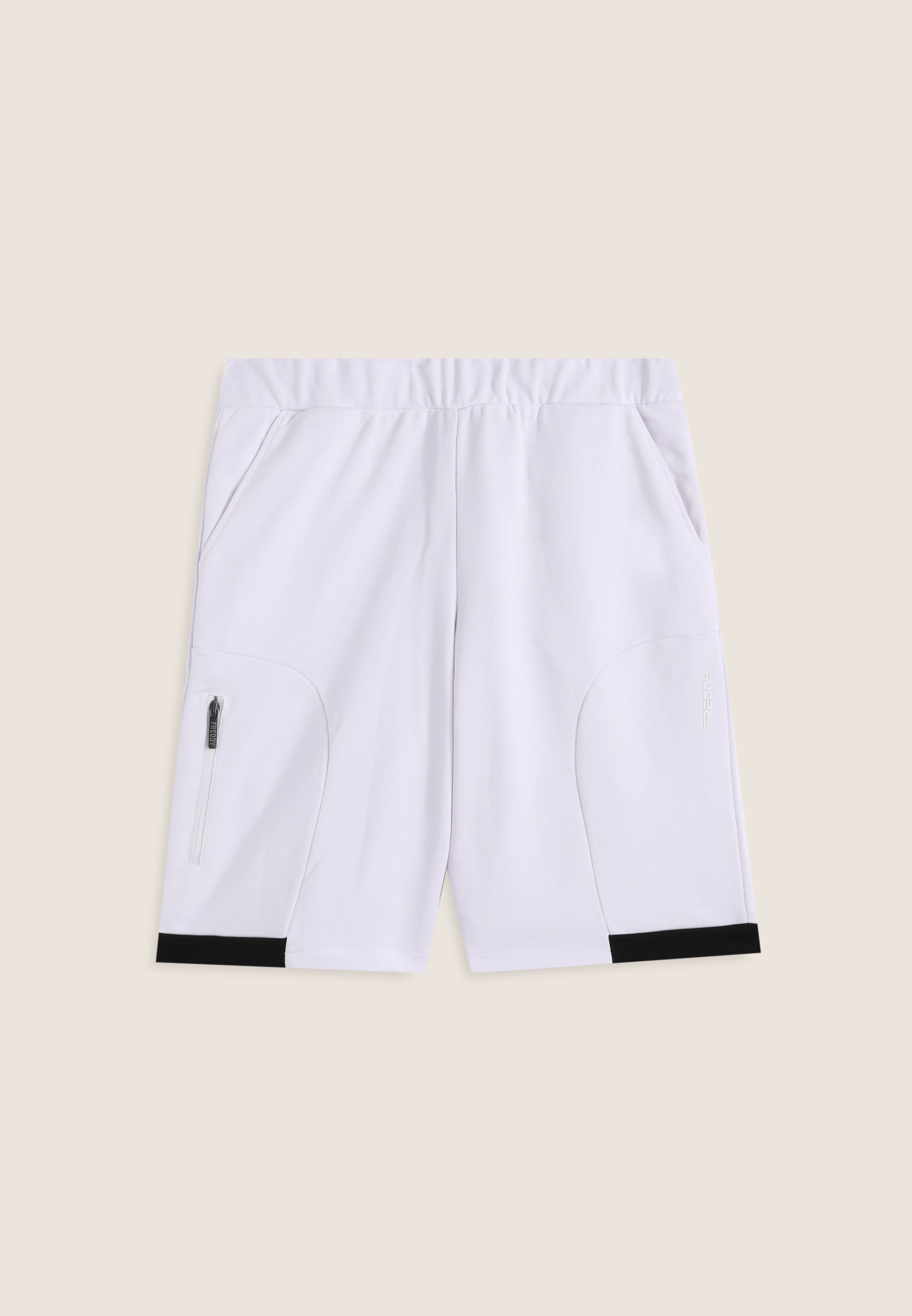 freddy-short-homme-coton-stretch-inserts-contraste-poches image 1