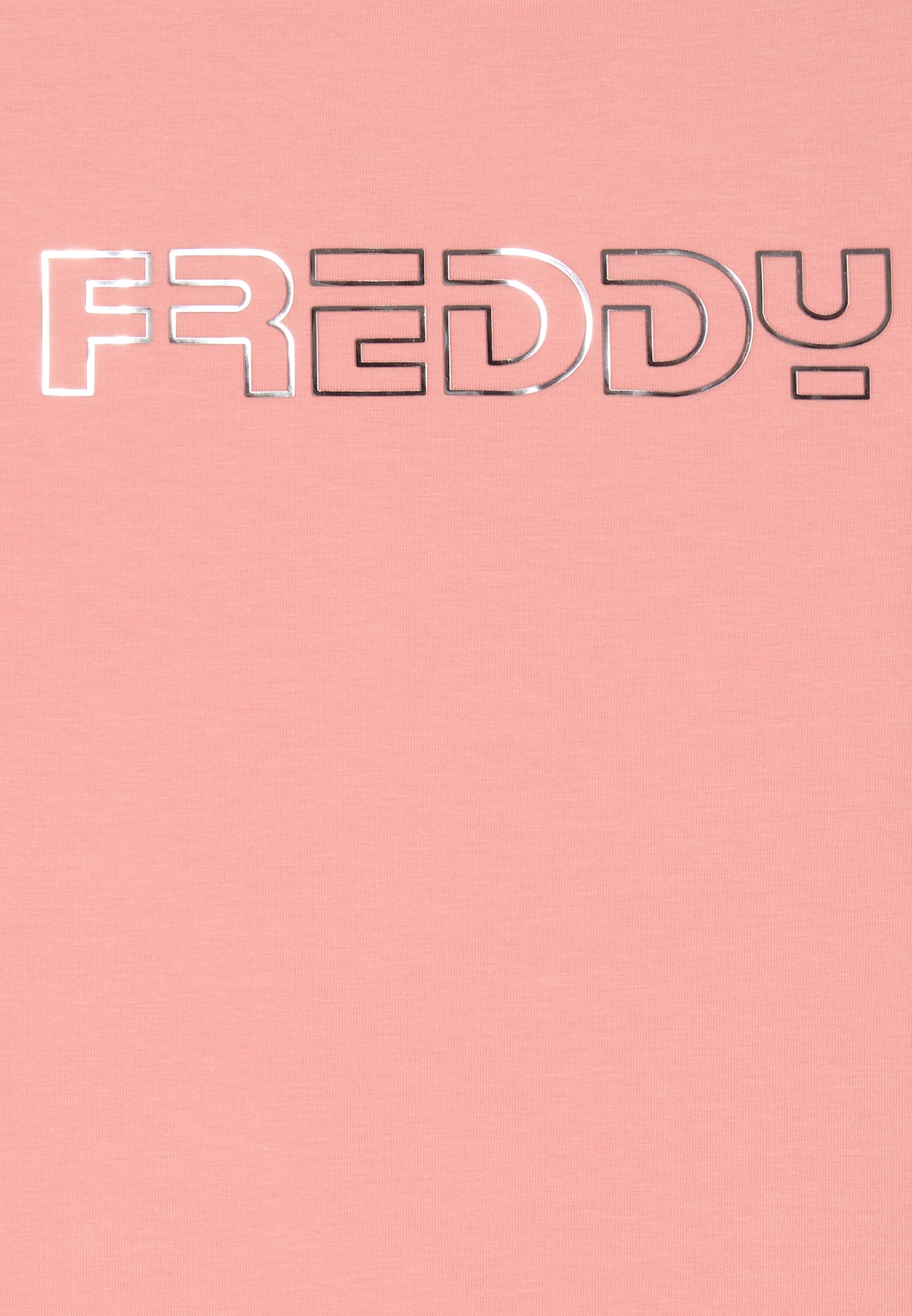 freddy-t-shirt-fille-regular-fit-logo-argent image 6