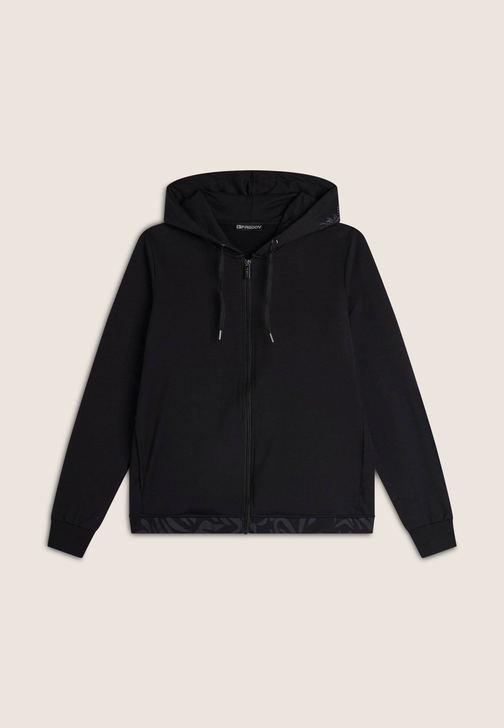 freddy-sweat-comfort-fit-zip-capuche-logo-fleuri image 5