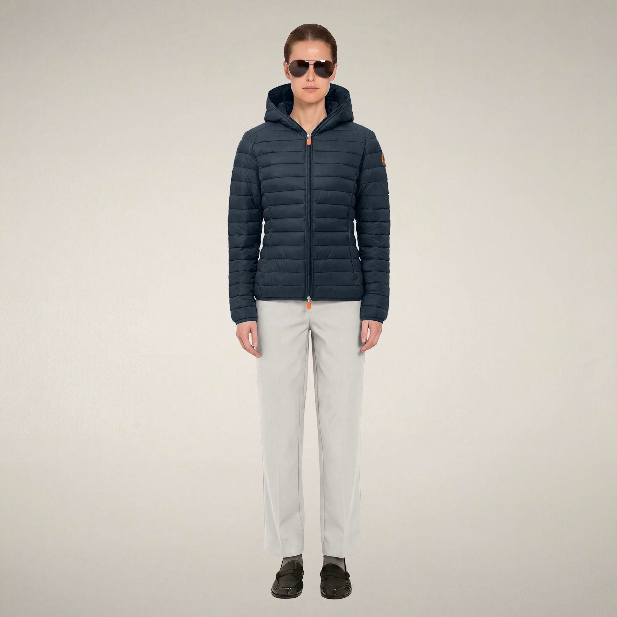 save-the-duck-doudoune-femme-daisy-bleu-noir-plumtech image 1