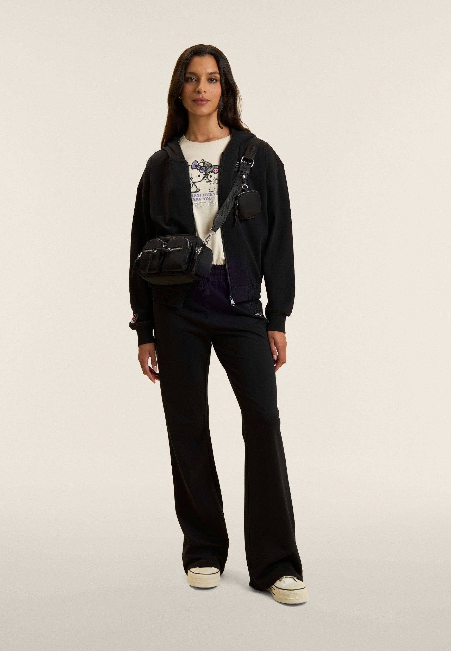 freddy-sweat-hello-kitty-capuche-zip-french-terry-femme image 2
