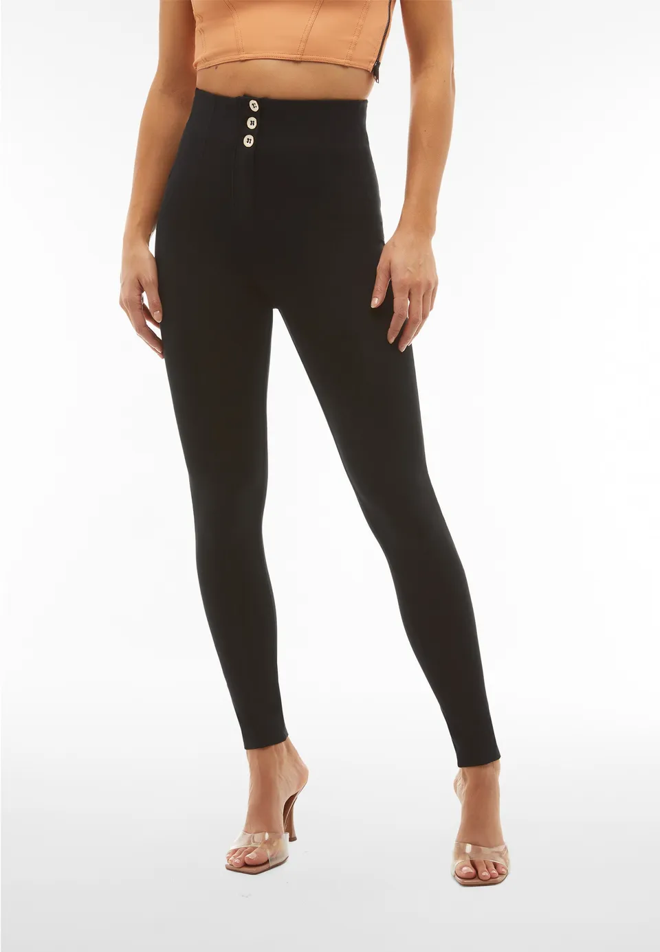 freddy-wr-up-taille-haute-bustier-jersey-teint-en-pi-ce-skinny image 1