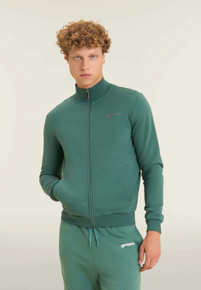 freddy-sweat-full-zip-homme-col-haut-felpa-coton image 1