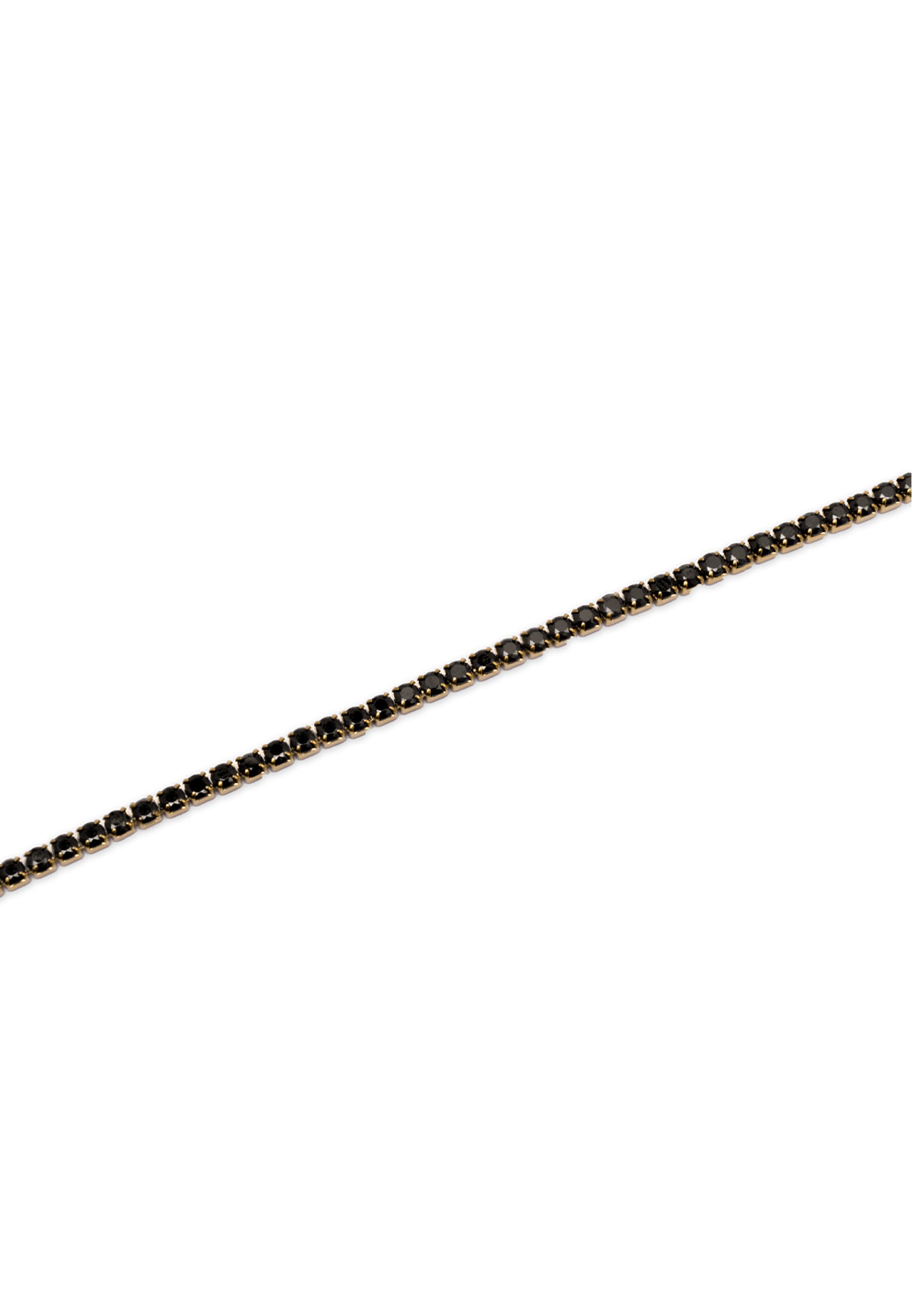 freddy-bracelet-tennis-dor-gemmes-noires-65mm image 2