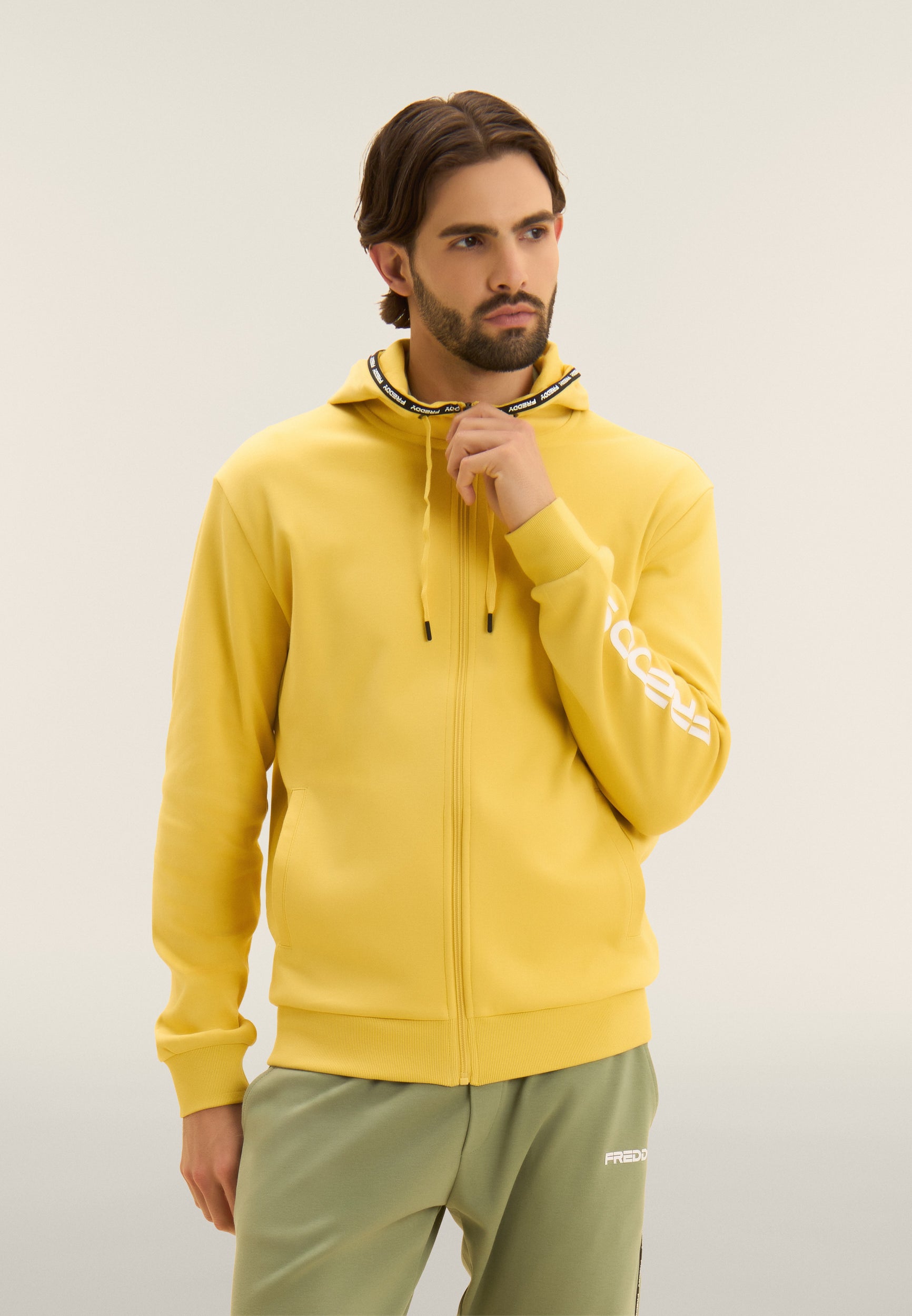 freddy-felpa-femme-capuche-zip-coton-interlock image 1