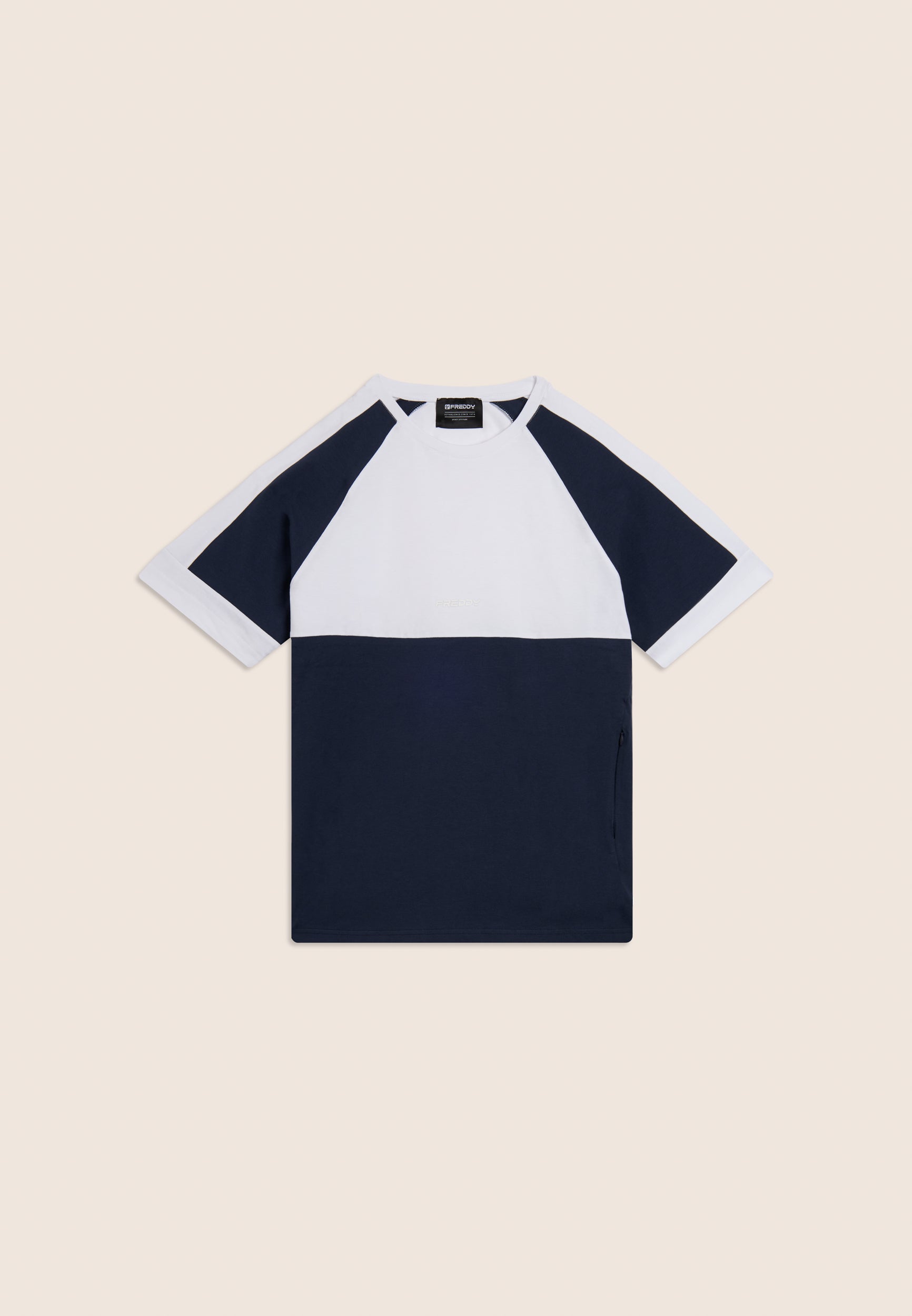 freddy-t-shirt-femme-color-block-jersey-coton-extensible image 4