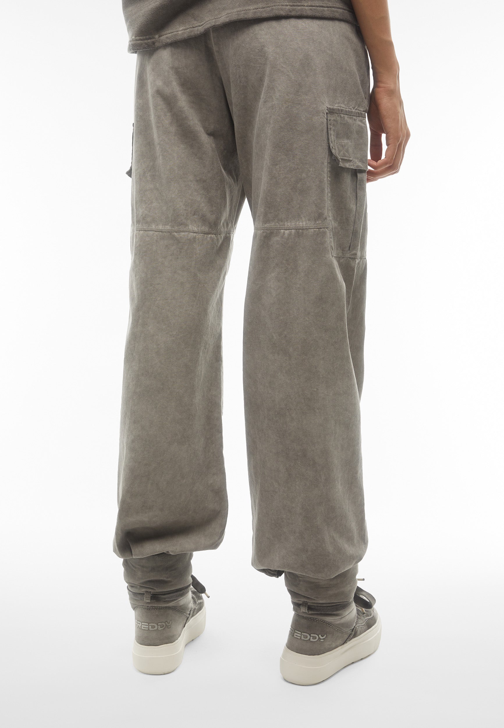 freddy-pantalon-cargo-canvas-cold-dyed-coton-bio-style-90s image 3