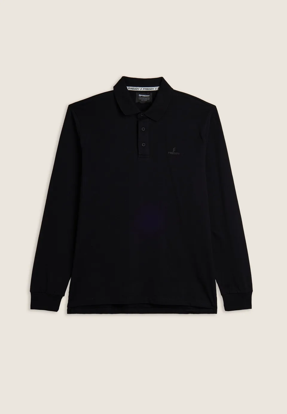 freddy-polo-manches-longues-coton-classique-femme image 1