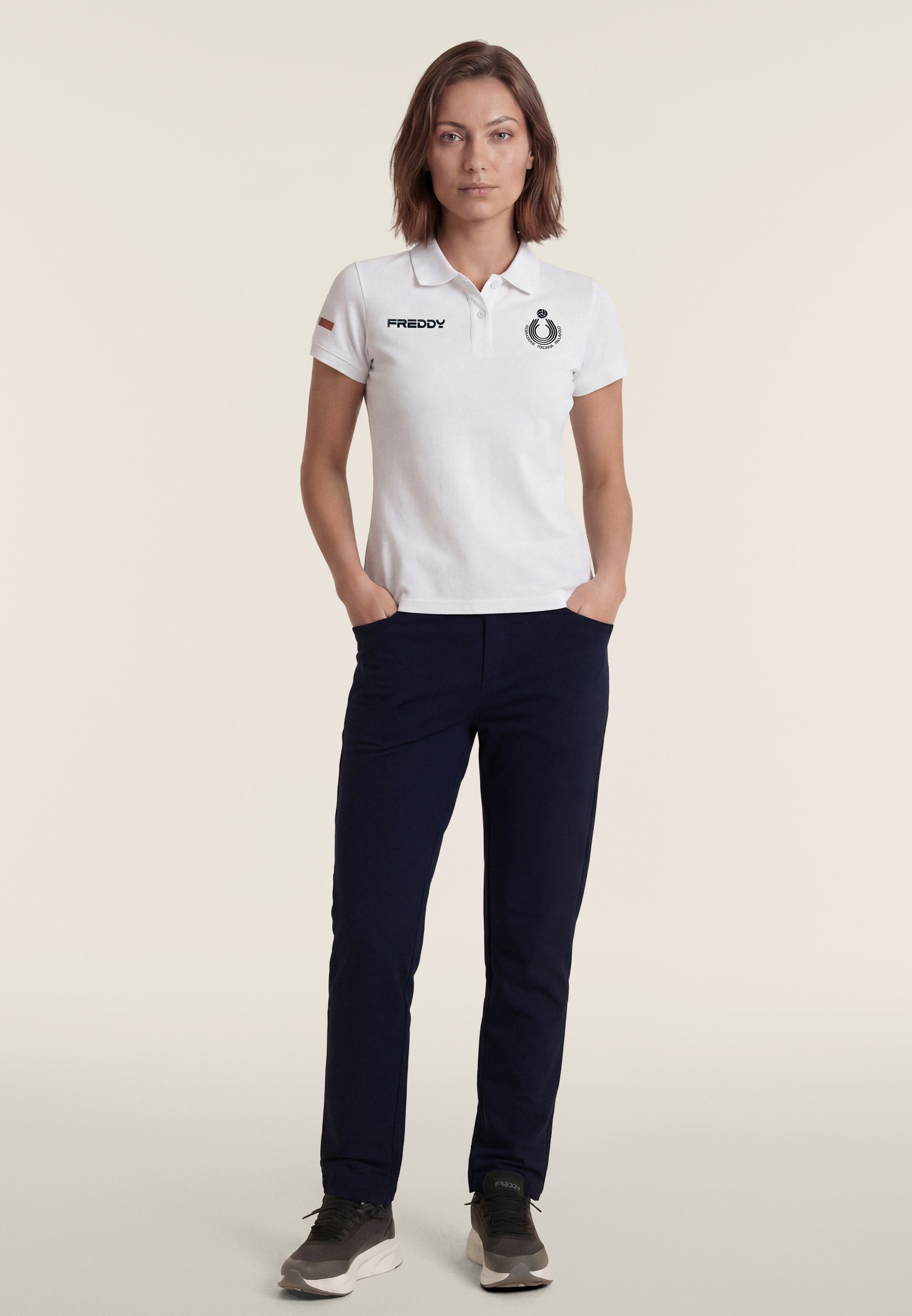 freddy-polo-femme-fipav-regular-fit-piqu-coton image 7