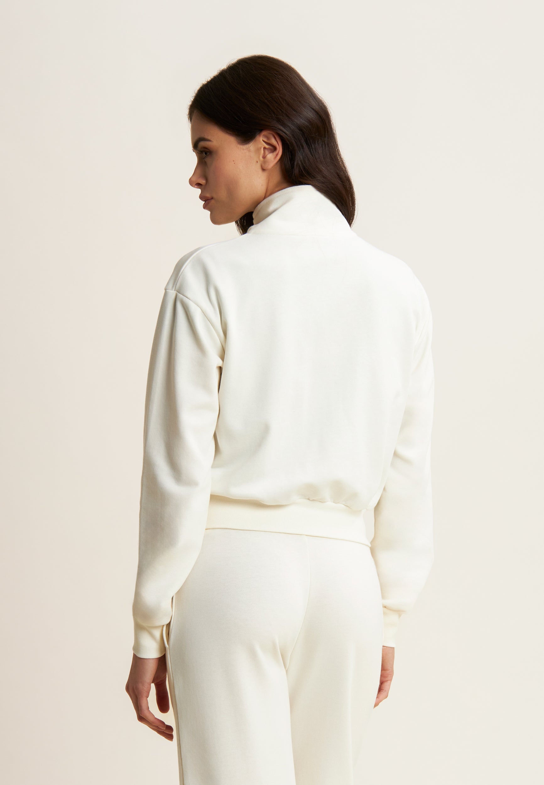 sweat-cropp-femme-freddy-zip-col-haut-french-terry image 4