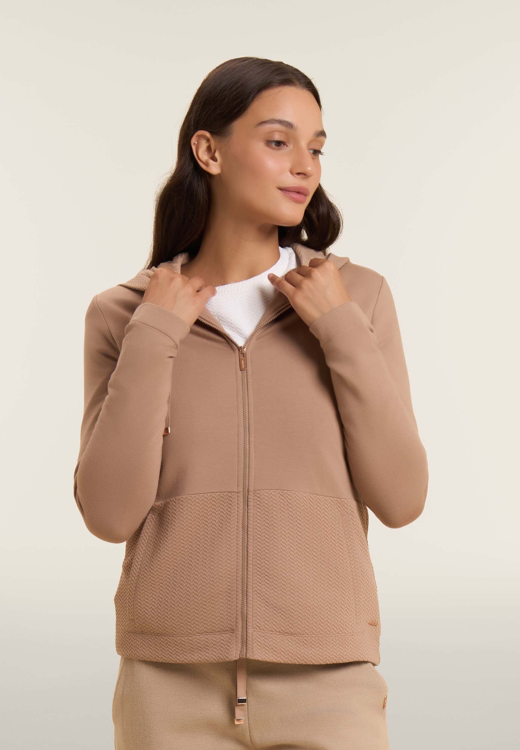 sweat-femme-freddy-capuche-modal-micro-tresses image 1