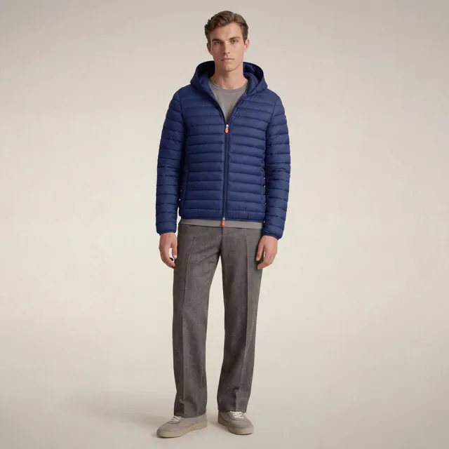 save-the-duck-donald-piumino-homme-capuche-bleu-lectrique image 1