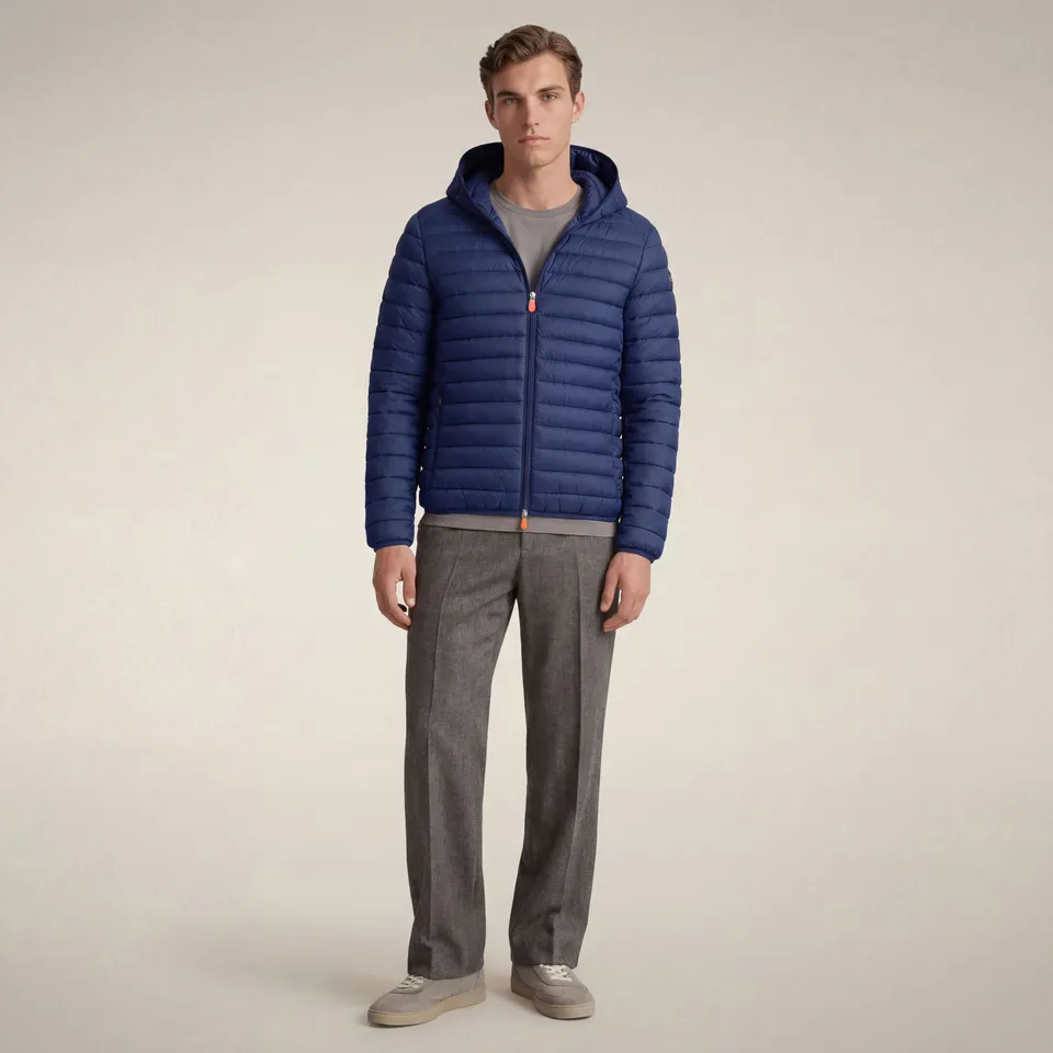save-the-duck-donald-piumino-homme-capuche-bleu-lectrique image 1