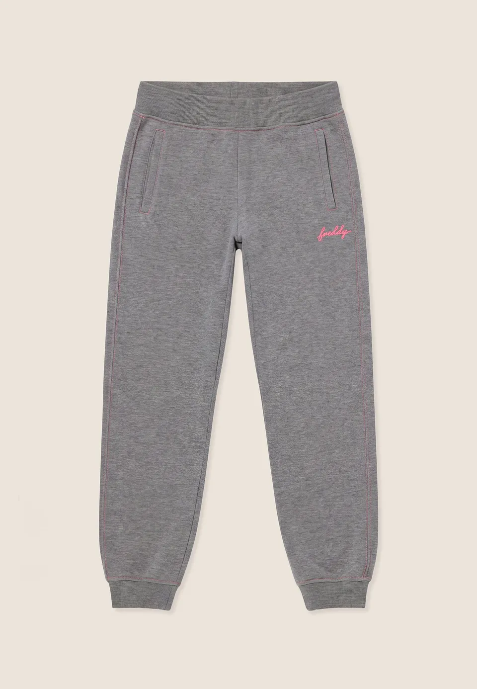 freddy-pantalon-femme-regular-molleton-m-lang-poignet-logo image 1