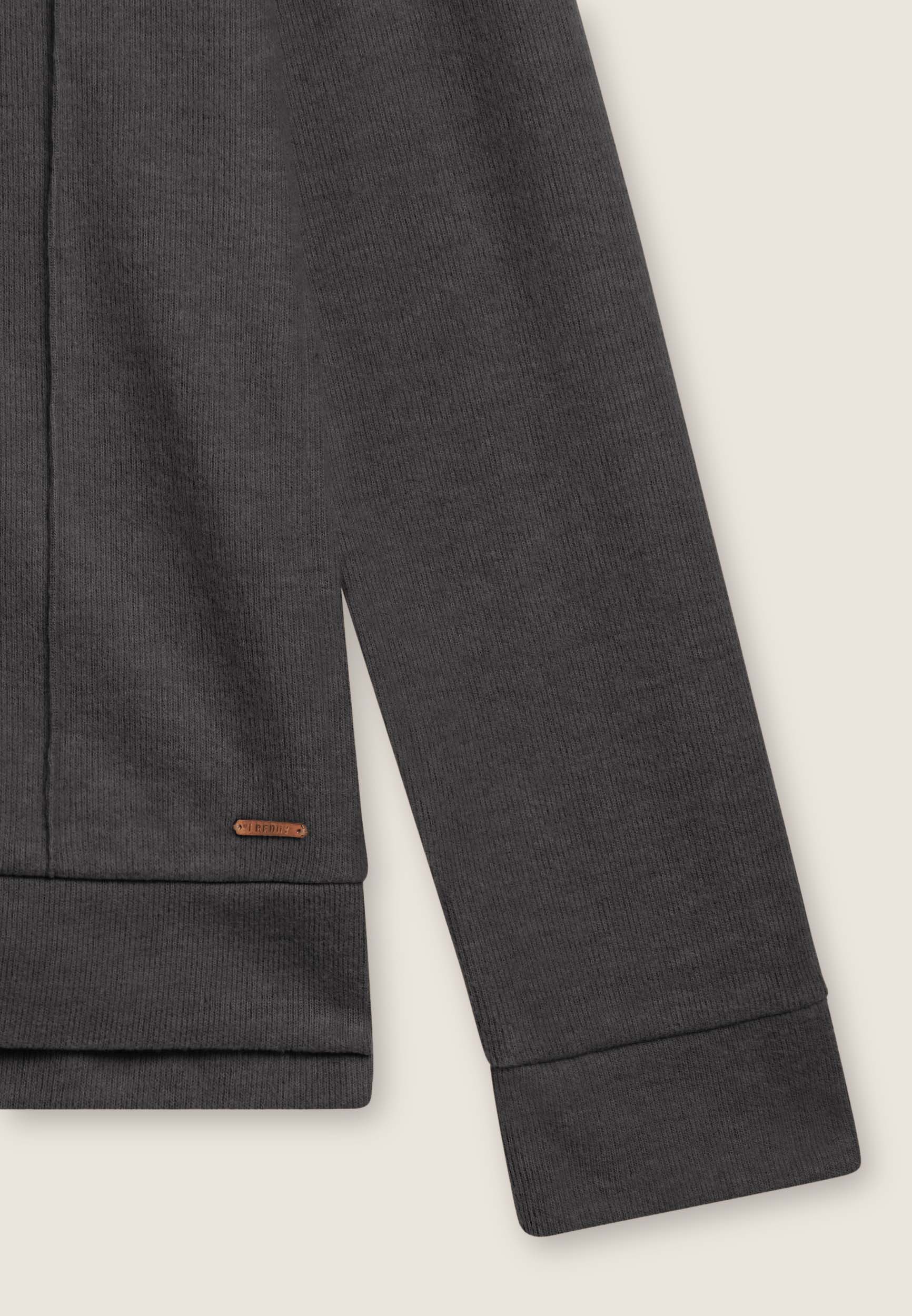 freddy-sweat-femme-capuche-zip-effet-tricot image 3