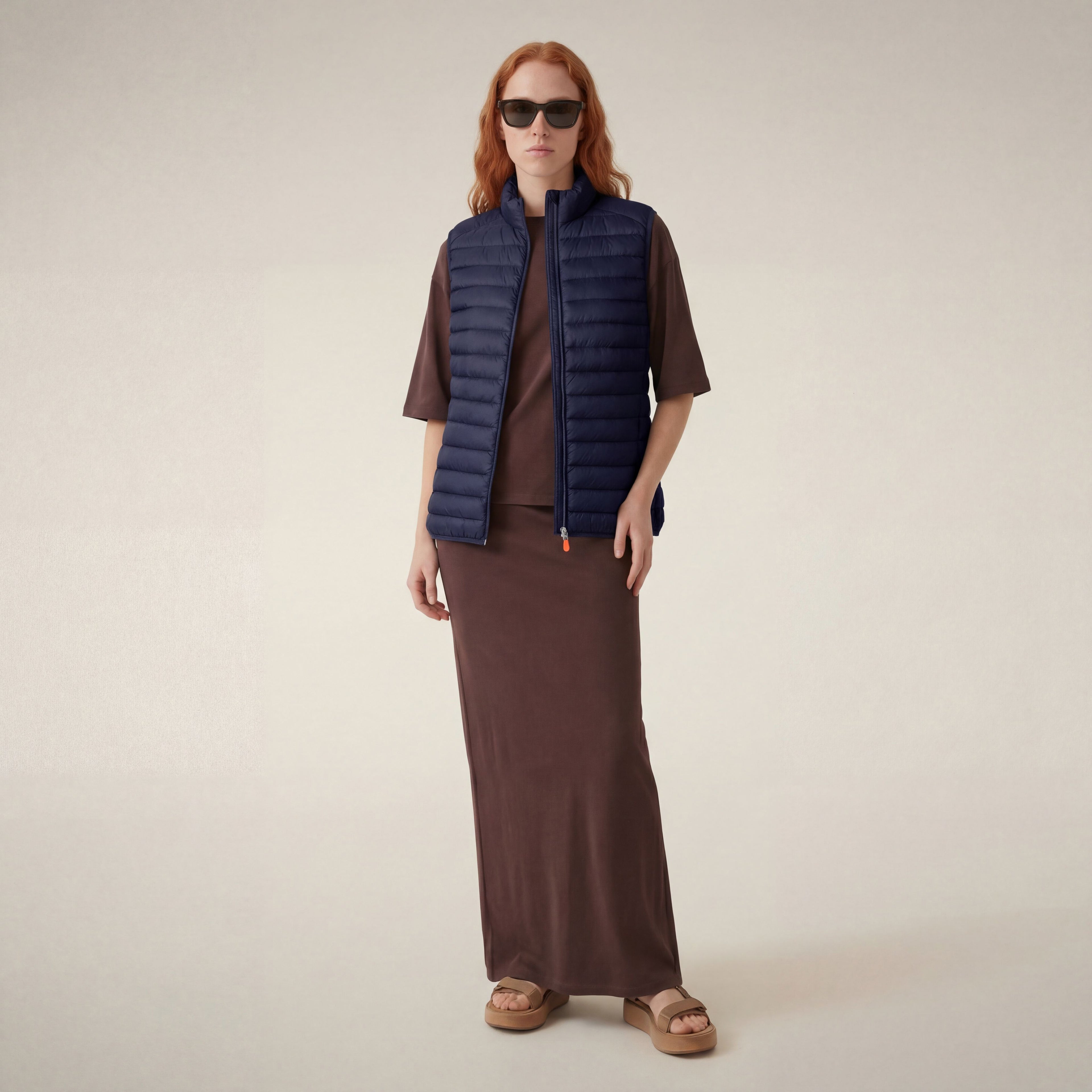 save-the-duck-charlotte-gilet-matelasse-femme-bleu-navy image 1