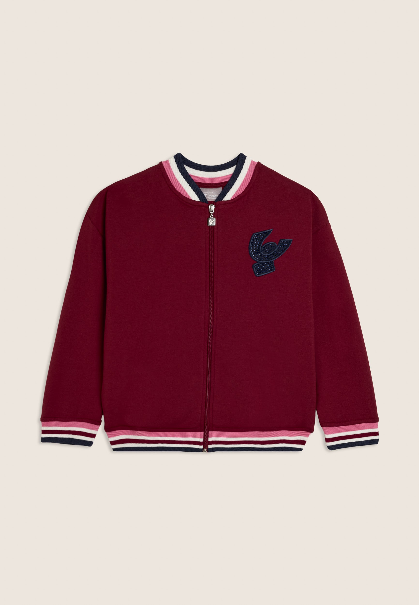 freddy-sweat-junior-bomber-multicolore-strass image 4