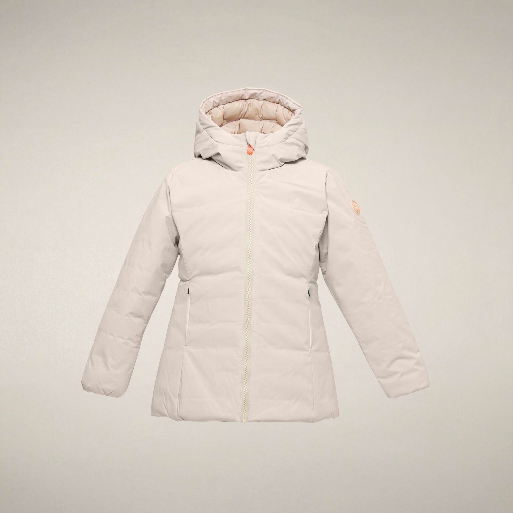 save-the-duck-cassie-parka-fille-beige-rainy-courte image 1