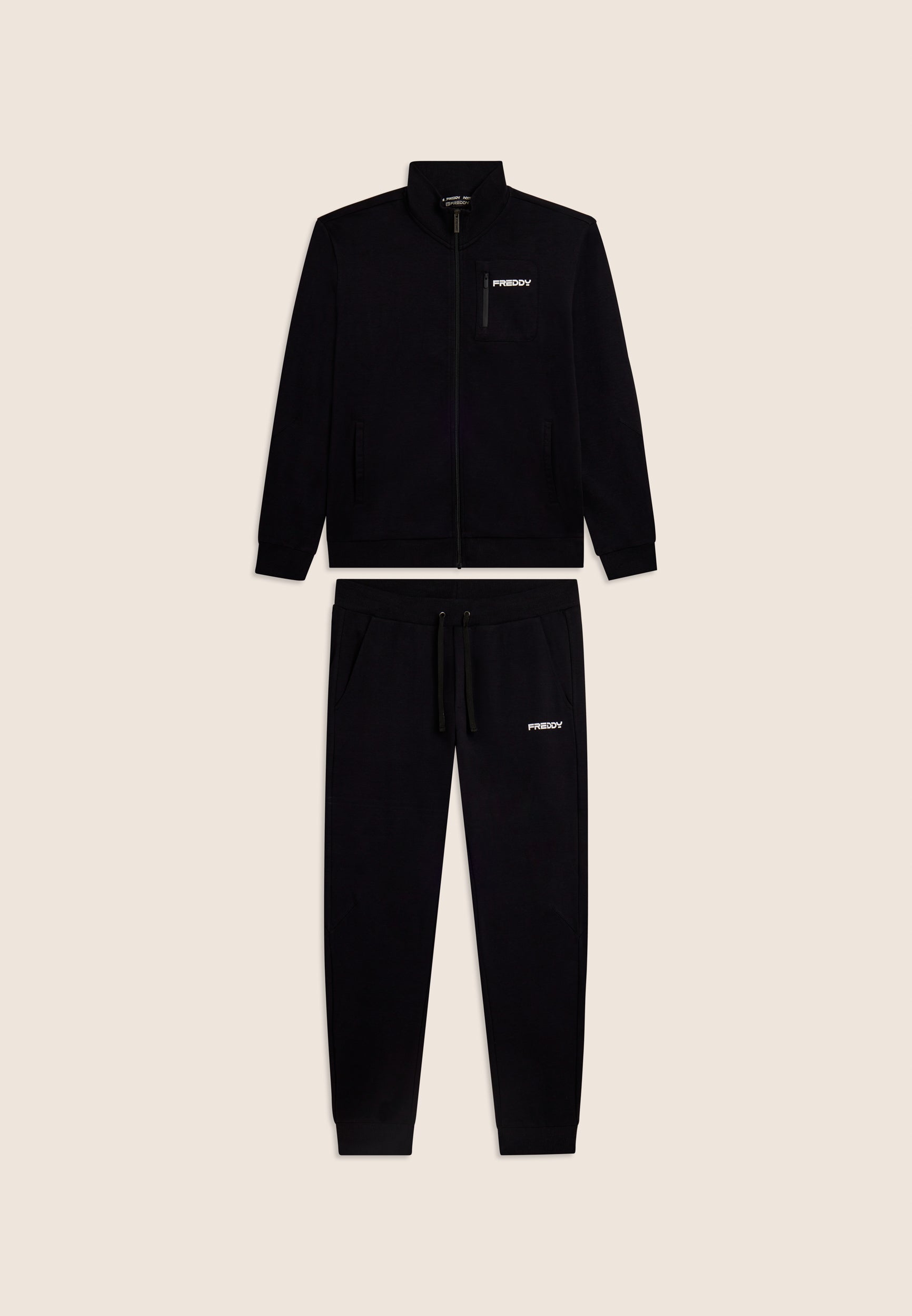 freddy-tuta-surv-tement-homme-zip-col-haut-coton-interlock image 6