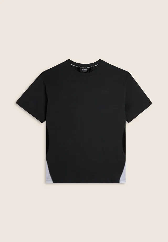 freddy-t-shirt-regular-fit-jersey-coton-inserts-contraste image 1