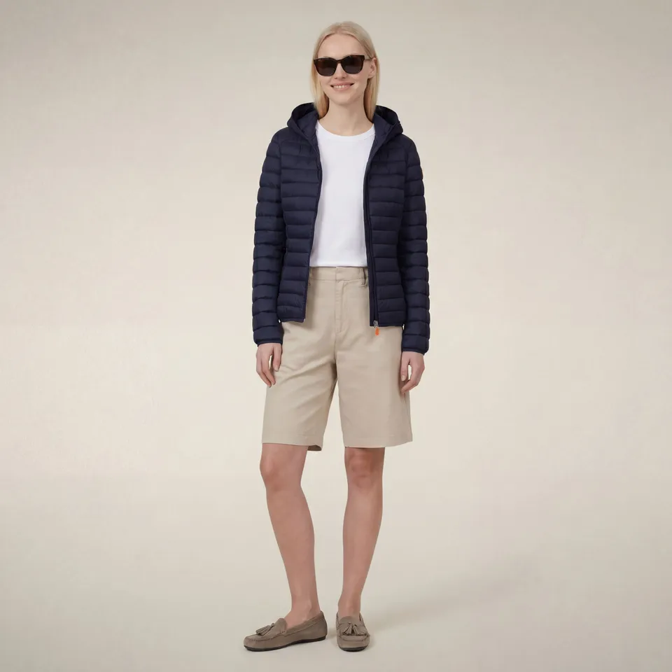 save-the-duck-daisy-doudoune-femme-capuche-bleu-navy image 1