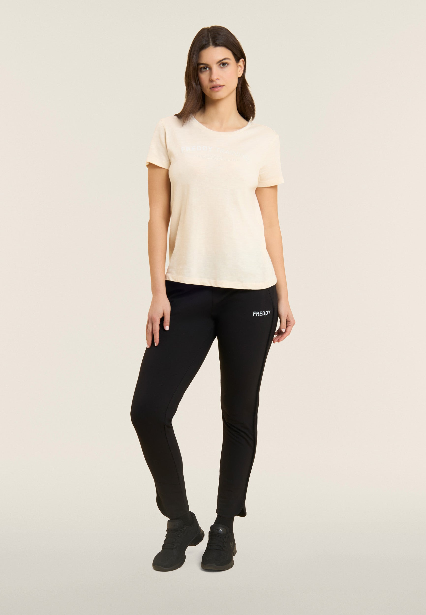 freddy-pantalon-7-8-french-terry-taille-sculptante-femme image 5
