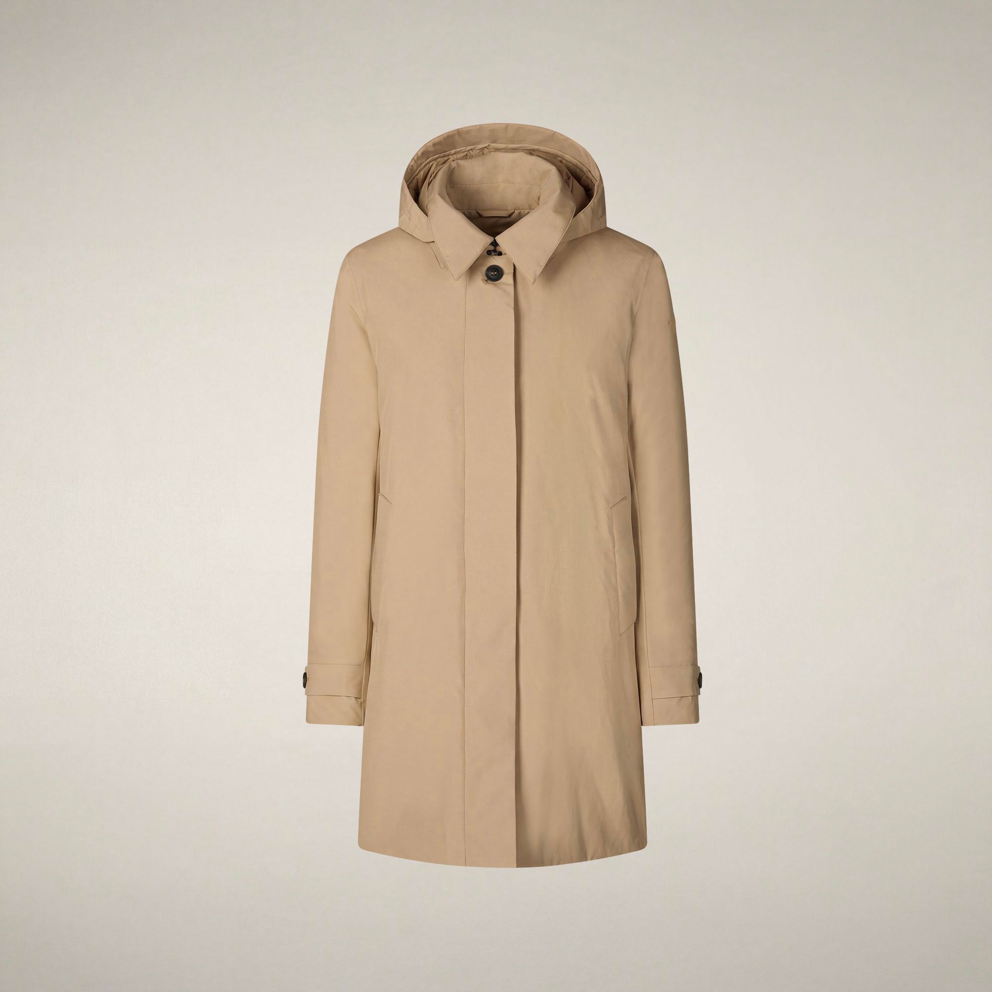 save-the-duck-embie-imperm-able-femme-beige-stardust image 3
