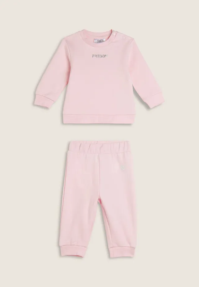 freddy-ensemble-b-b-jogging-coton-stretch-boutons-pression image 1