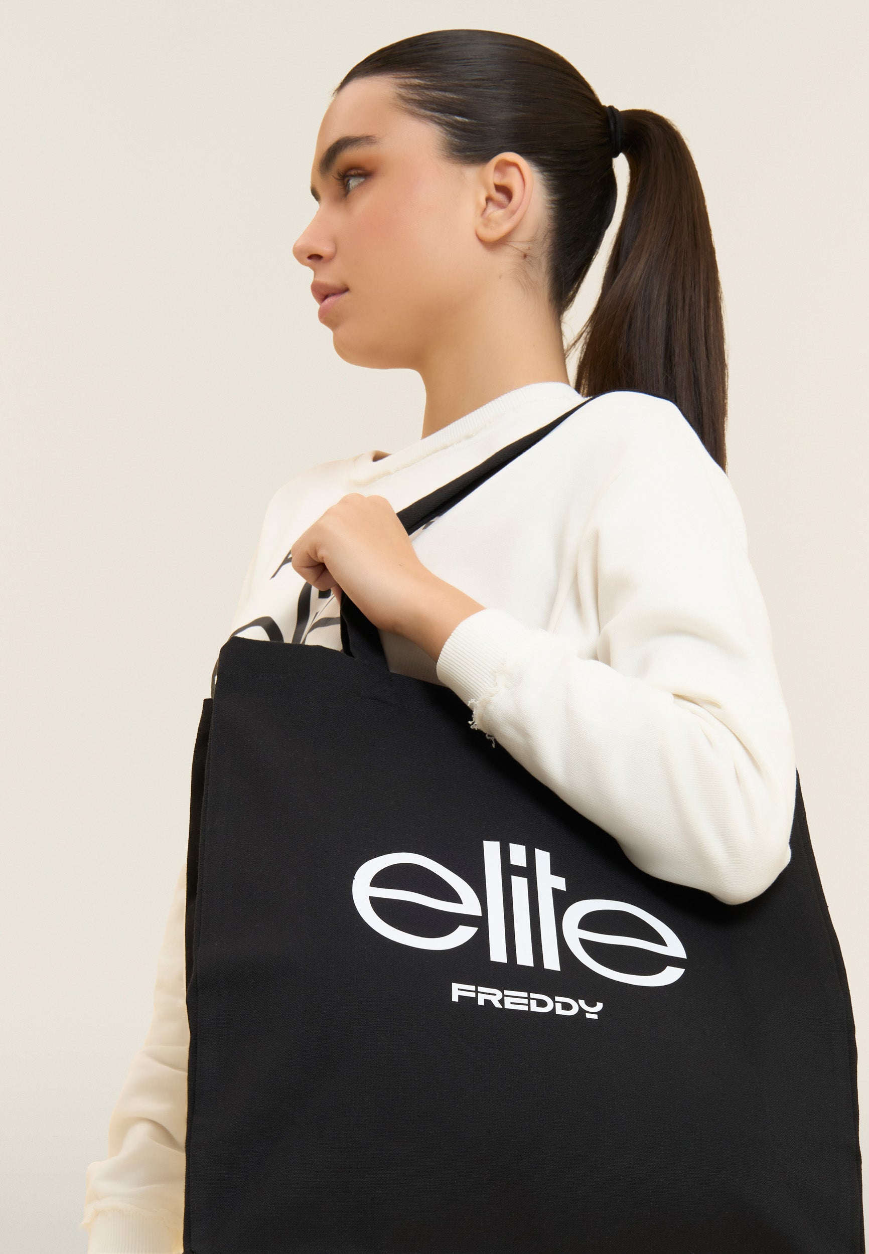 freddy-shopper-unisexe-elite-x-freddy-canvas-noir image 2