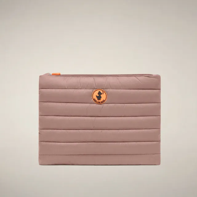 save-the-duck-shaula-pouch-matelassee-rose-poudre image 1