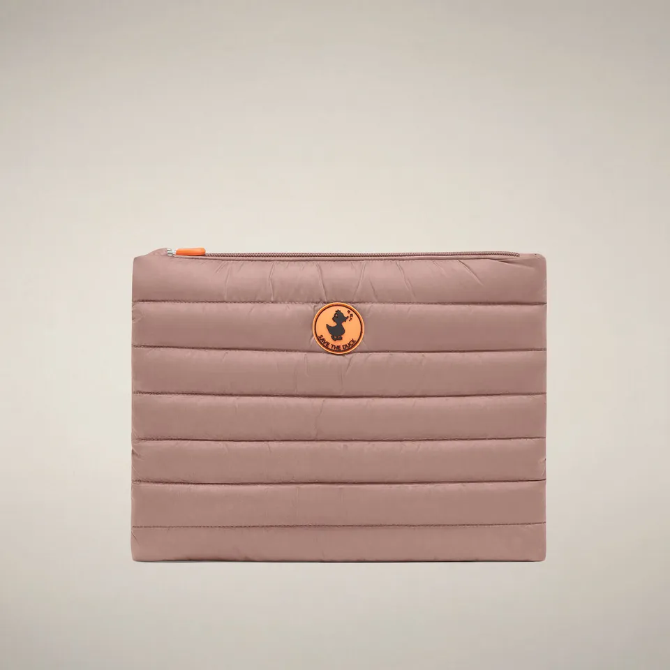 save-the-duck-shaula-pouch-matelassee-rose-poudre image 1